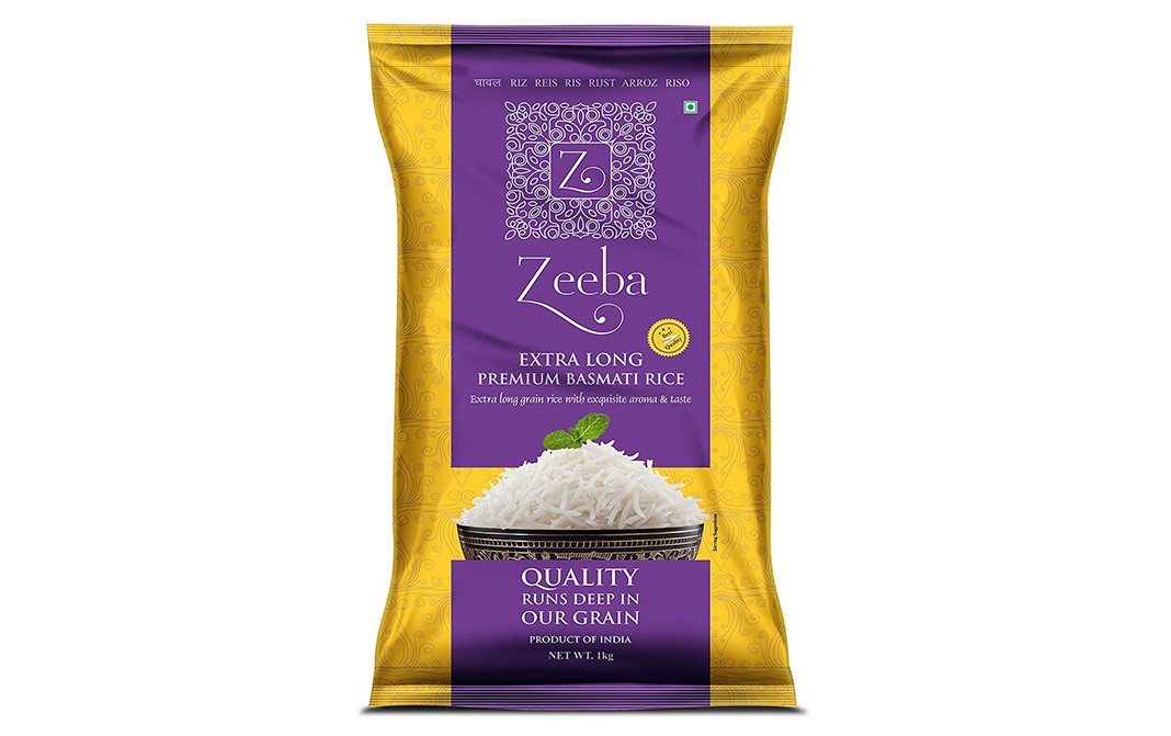 Zeeba Extra Long Premium Basmati Rice Pack 1 kilogram Reviews